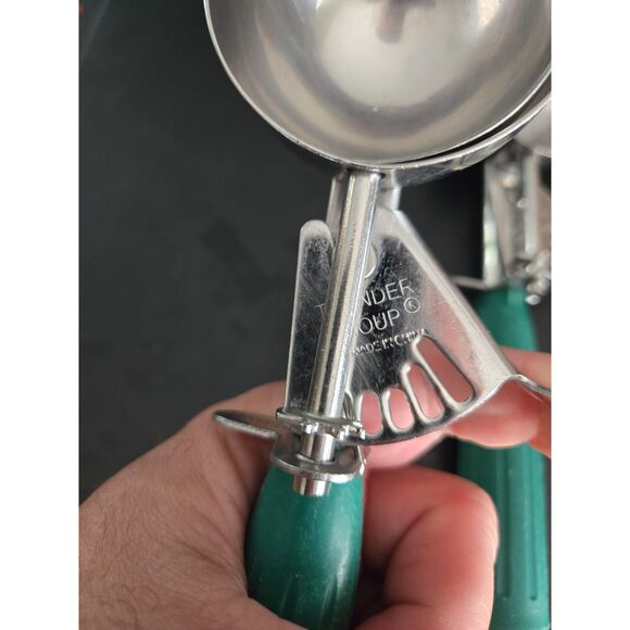 Thunder Group & Choice #12 18-8 Disher Serving Scoop Ice Cream Scoop Lot of 3 - Picture 9 of 10